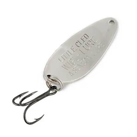 Seneca Little Cleo, нікель/зелений, 7 г, блесна коливалка (колебалка) #19958