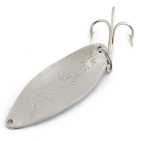 Seneca Little Cleo (Hula Girl), нікель/синій, 21 г, блесна коливалка (колебалка) #19968