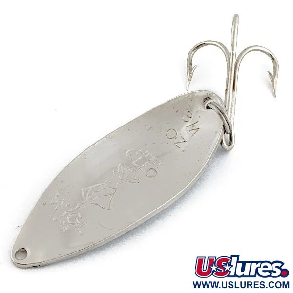 Seneca Little Cleo (Hula Girl), нікель/синій, 21 г, блесна коливалка (колебалка) #19968