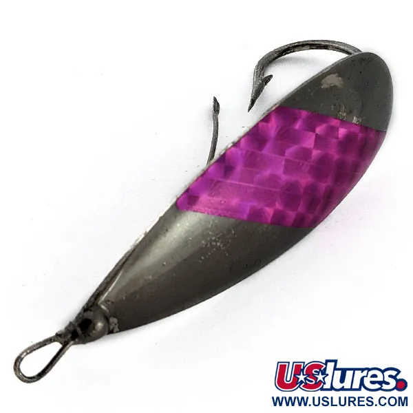  Незачіпляйка Johnson Silver Minnow, чорний/фіолет, 21 г, блесна коливалка (колебалка) #19978