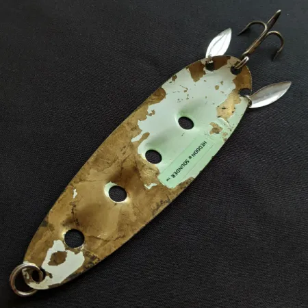 Heddon Sounder UV, зелений/латунь/білий UV, 19 г, блесна коливалка (колебалка) #19980