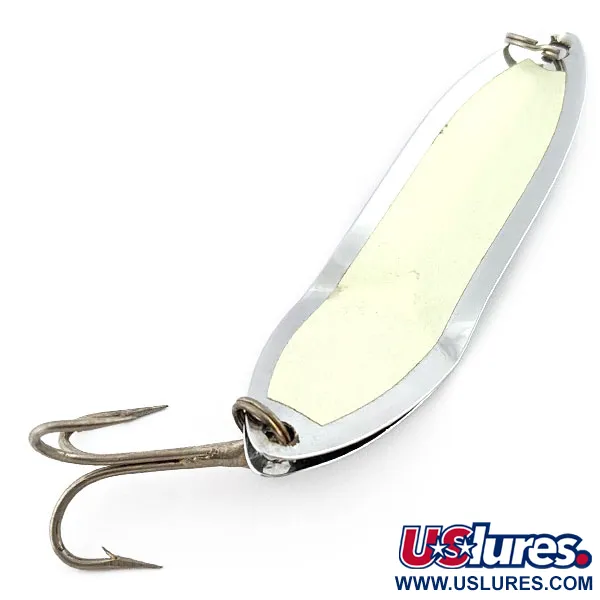 Happiness Is bait Marek-L-Lure by H.i UV, нікель/білий UV, 18 г, блесна коливалка (колебалка) #19992