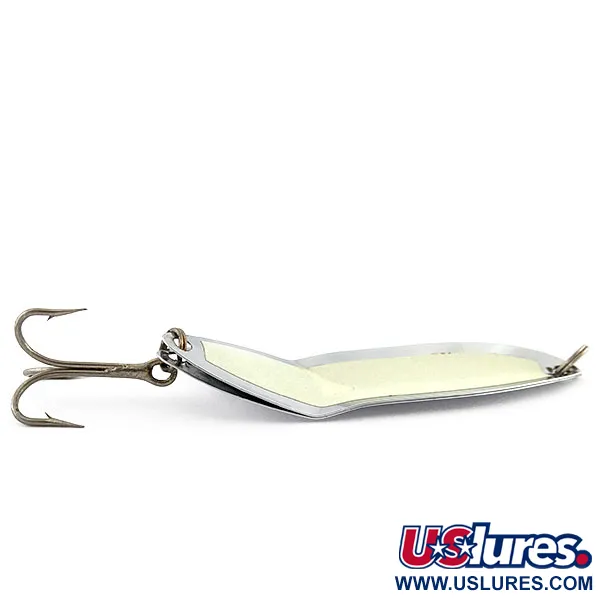 Happiness Is bait Marek-L-Lure by H.i UV, нікель/білий UV, 18 г, блесна коливалка (колебалка) #19992