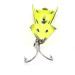 Buck Perry spoonplug, жовтий/чорний, 10 г, блесна коливалка (колебалка) #20001