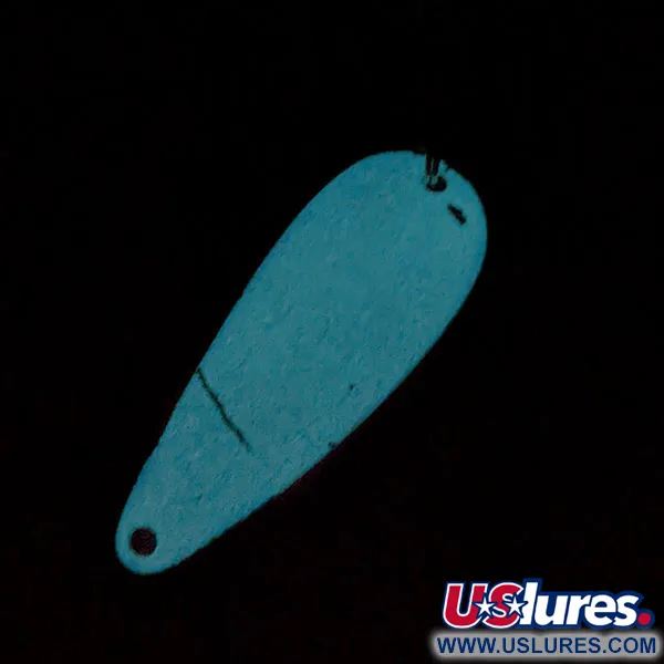 Worth Chippewa Steel Spoon Glow, білий Glow - світиться у темряві, 10 г, блесна коливалка (колебалка) #20021