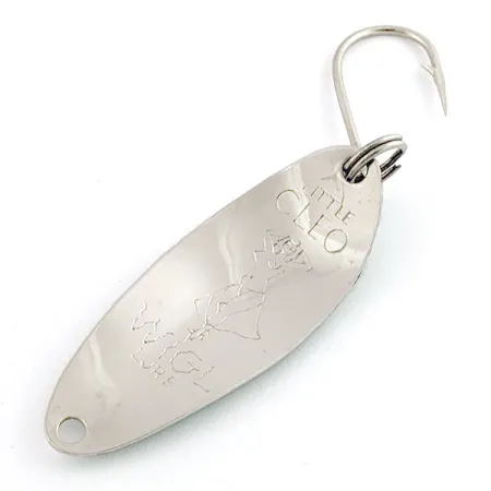 Seneca Flutter Cleo (Hula Girl), нікель/зелений , 4 г, блесна коливалка (колебалка) #20039