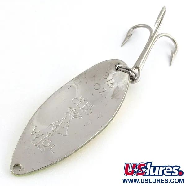 Seneca Little Cleo (Hula Girl), нікель/жовтий/червоний UV, 21 г, блесна коливалка (колебалка) #20040