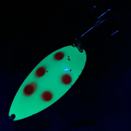 Seneca Little Cleo (Hula Girl), нікель/жовтий/червоний UV, 21 г, блесна коливалка (колебалка) #20040