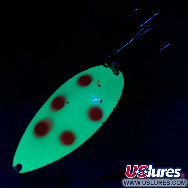 Seneca Little Cleo (Hula Girl), нікель/жовтий/червоний UV, 21 г, блесна коливалка (колебалка) #20040