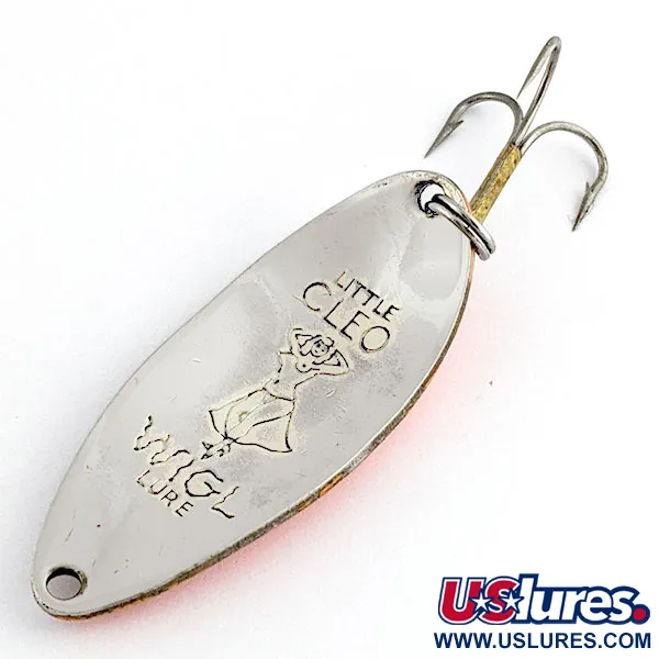 Seneca Little Cleo (Hula Girl), нікель/помаранчевий, 14 г, блесна коливалка (колебалка) #20042