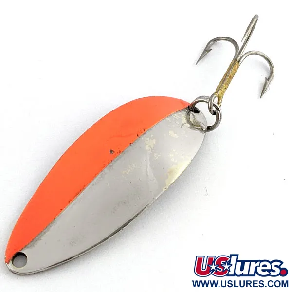 Seneca Little Cleo (Hula Girl), нікель/помаранчевий, 14 г, блесна коливалка (колебалка) #20042