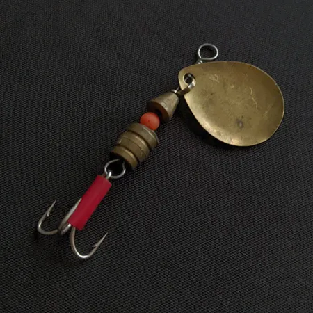 Monti Swiss Lures, латунь/чорний, 5 г, блешня оберталка (вертушка) #20050