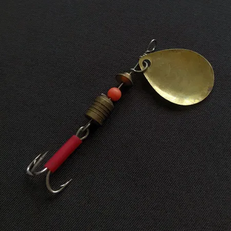 Monti Swiss Lures, латунь/чорний, 4 г, блешня оберталка (вертушка) #20051