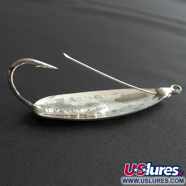  Johnson Silver Minnow, срібло, 14 г, блесна коливалка (колебалка) #20057