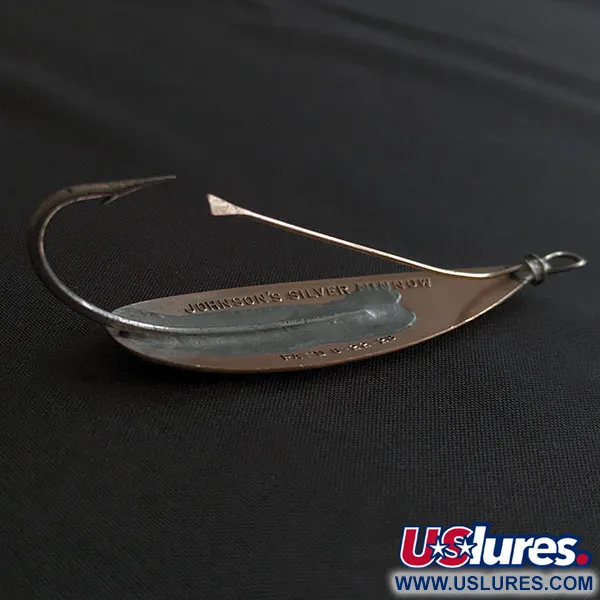  Незачіпляйка Johnson Silver Minnow, мідь, 12 г, блесна коливалка (колебалка) #20059