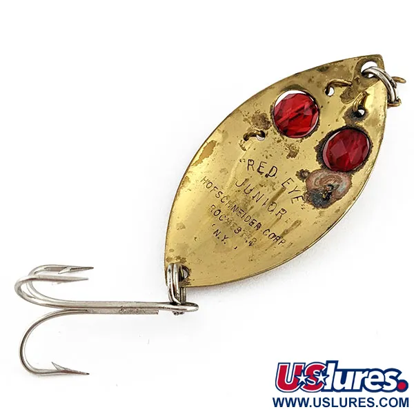 Hofschneider Red Eye Junior, золото/червоні очі, 13 г, блесна коливалка (колебалка) #20063