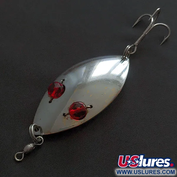 Hofschneider Red Eye Wiggler, нікель/червоні очі, 25 г, блесна коливалка (колебалка) #20064