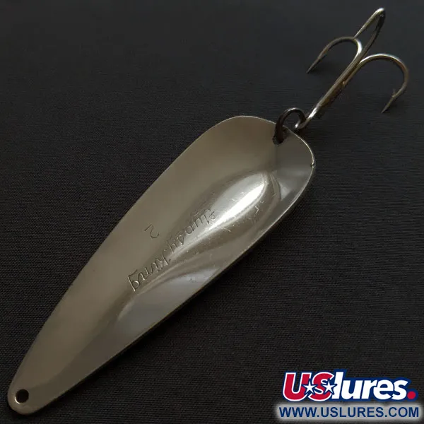 Weller Gypsy King 2, нікель/білий/червоний, 21 г, блесна коливалка (колебалка) #20070