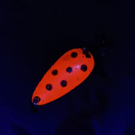 Luhr Jensen Rocket 88 UV, латунь/чорний/червоний UV, 9 г, блесна коливалка (колебалка) #20095