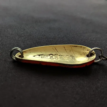 Luhr Jensen Rocket 88 UV, латунь/чорний/червоний UV, 9 г, блесна коливалка (колебалка) #20095