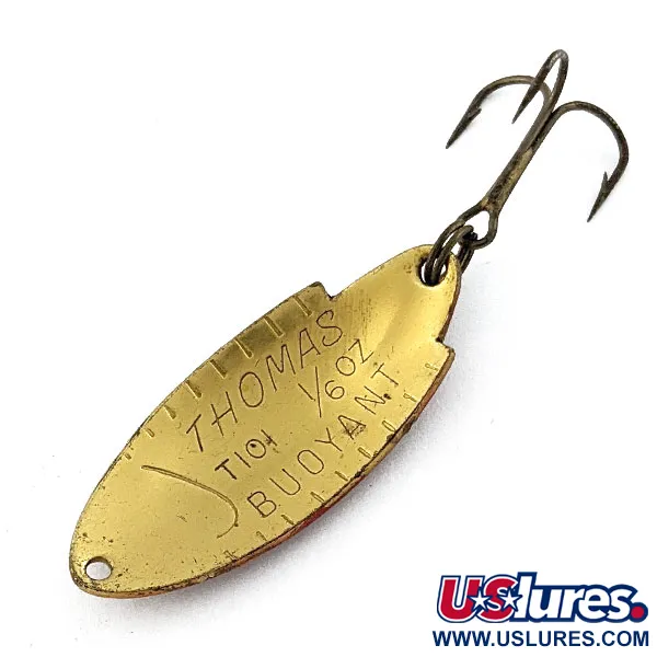  Thomas Buoyant, червоний/золото, 5 г, блесна коливалка (колебалка) #20120