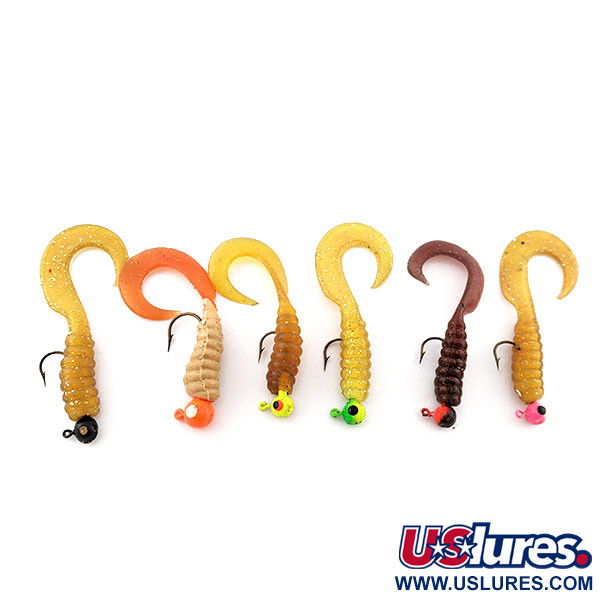 Mister Twister Curly Tail Jig, 6 штук, , 3,5 г, до рибалки #20149