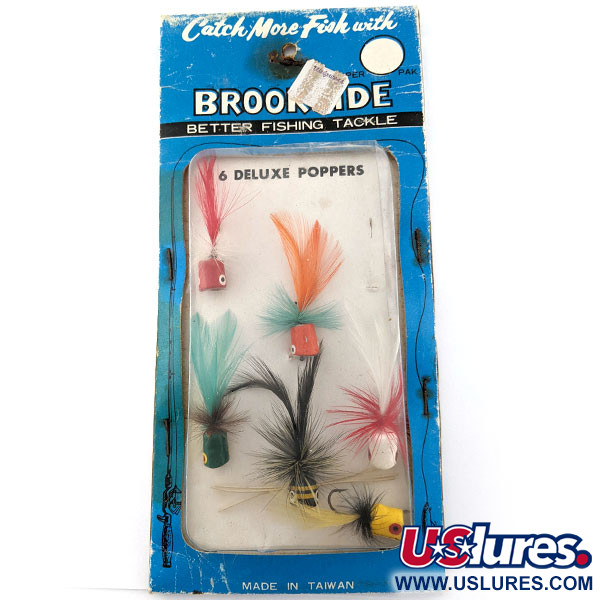 Brookside Vintage Fly Rod Delux Poppers No. 3002 