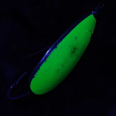 Незачіпляйка Johnson Silver Minnow UV, жовтий UV/нікель, 21 г, блесна коливалка (колебалка) #20164