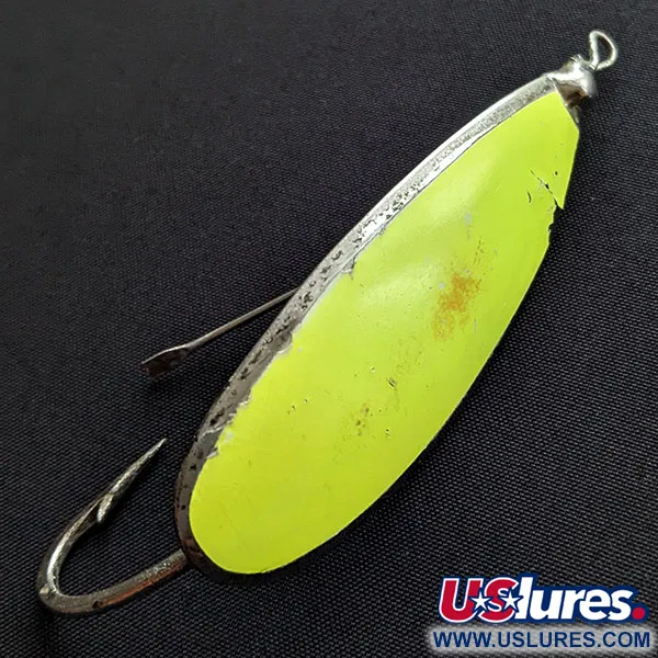  Незачіпляйка Johnson Silver Minnow UV, жовтий UV/нікель, 21 г, блесна коливалка (колебалка) #20164