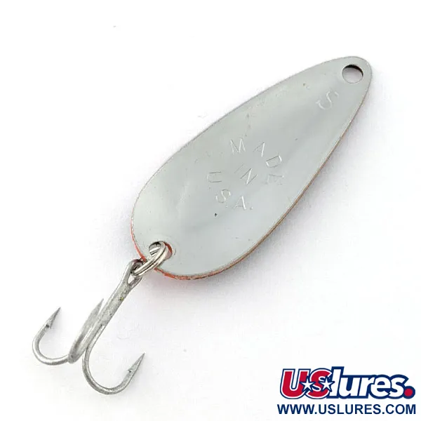 Worth Chippewa Steel Spoon, червоний/чорний/нікель, 6 г, блесна коливалка (колебалка) #20165