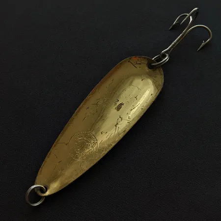 Other Fidler's Old Killer #2 spoon lure, латунь/білий/червоний, 28 г, блесна коливалка (колебалка) #20172