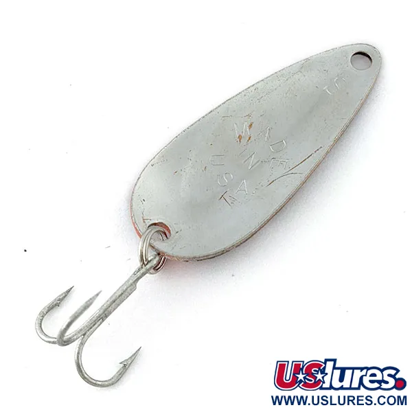 Worth Chippewa Steel Spoon, червоний/чорний/нікель, 6 г, блесна коливалка (колебалка) #20178