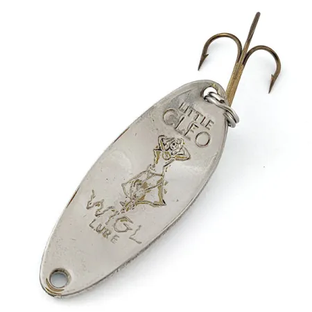 Seneca Little Cleo (Hula Girl), блакитні перли/нікель, 10 г, блесна коливалка (колебалка) #20180