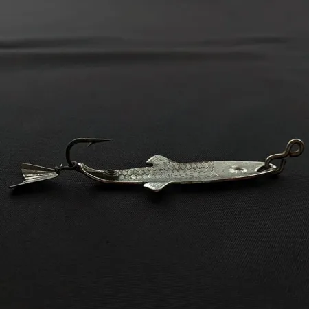 Vintage Fred Arbogast Spin-Liz fishing lure, срібло, 7 г, блесна коливалка (колебалка) #20187