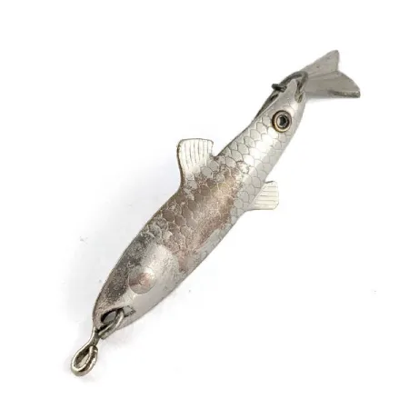 Vintage Fred Arbogast Spin-Liz fishing lure, срібло, 7 г, блесна коливалка (колебалка) #20187