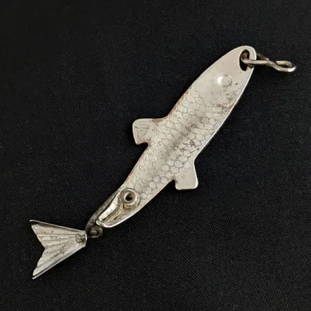 Vintage Fred Arbogast Spin-Liz fishing lure, срібло, 7 г, блесна коливалка (колебалка) #20187