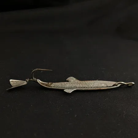 Vintage Fred Arbogast Spin-Liz fishing lure, срібло, 7 г, блесна коливалка (колебалка) #20187