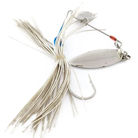 Booyah BOOYAH Tandem Counter Strike Spinnerbait, нікель/білий, 14 г, блешня оберталка (вертушка) #20216