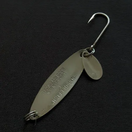 Luhr Jensen Needlefish 1, нікель/чорний/білий, 2 г, блесна коливалка (колебалка) #20219