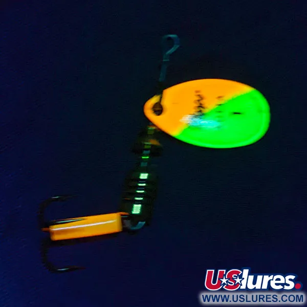  Mepps Aglia 1 UV, помаранчевий UV, 3,5 г, блешня оберталка (вертушка) #20245