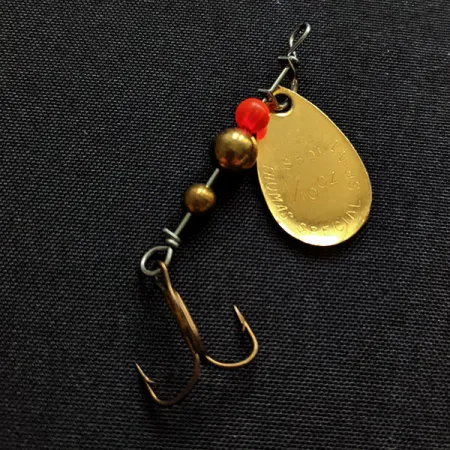 Thomas Special Spinner, червоний/золото, 2,5 г, блешня оберталка (вертушка) #20251