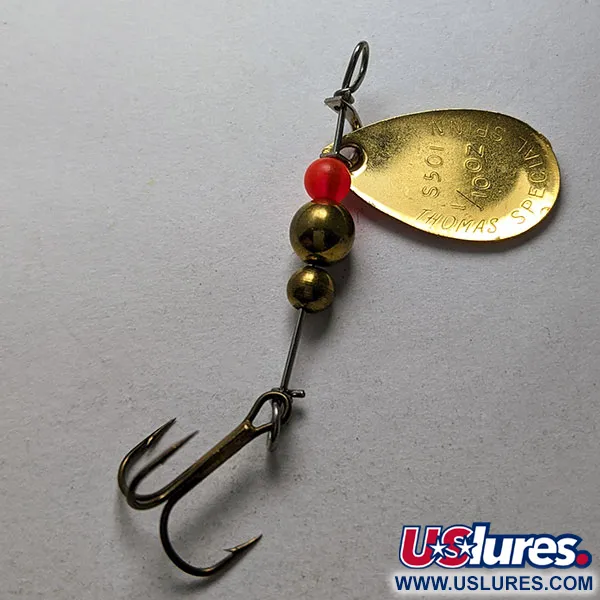  Thomas Special Spinner, червоний/золото, 2,5 г, блешня оберталка (вертушка) #20251