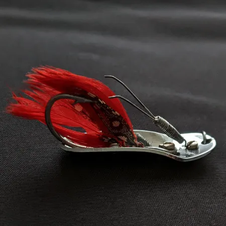 Pflueger Chum 2, нікель/червоний, 7 г, блесна коливалка (колебалка) #20257