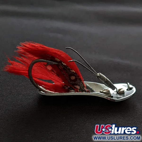  Pflueger Chum 2, нікель/червоний, 7 г, блесна коливалка (колебалка) #20257