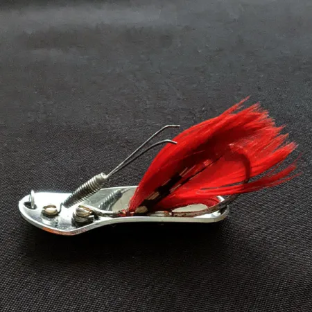 Pflueger Chum 2, нікель/червоний, 7 г, блесна коливалка (колебалка) #20257