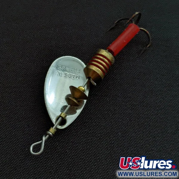  Mepps Aglia 1, срібло, 3,5 г, блешня оберталка (вертушка) #20276