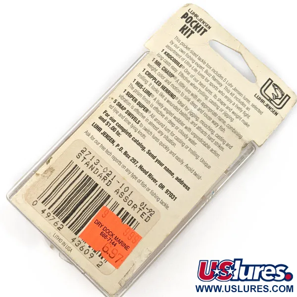 Luhr Jensen Luhr jensen  Ultra-Lite 5 Lure Pockit kit, блесна коливалка (колебалка) #20287