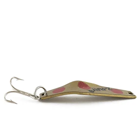 Z-RAY Lures Z-Ray Model 120, Brass with Red Spots, 7 г, блесна коливалка (колебалка) #20341