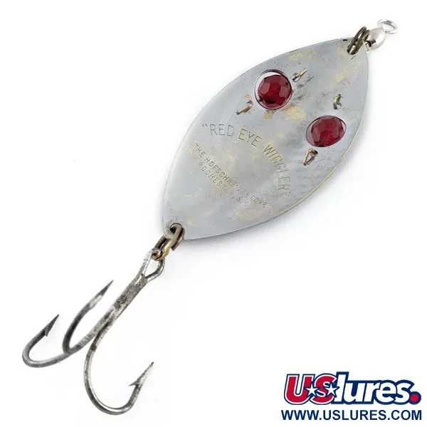 Hofschneider Red Eye Wiggler, нікель/червоні очі, 25 г, блесна коливалка (колебалка) #20371