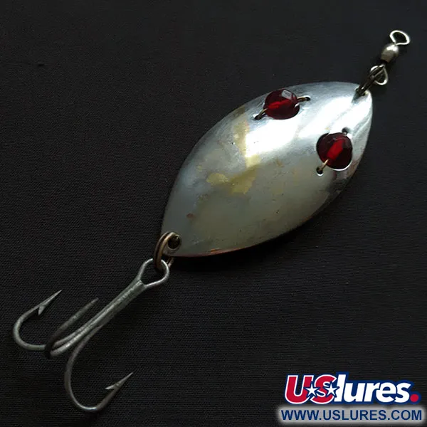 Hofschneider Red Eye Wiggler, нікель/червоні очі, 25 г, блесна коливалка (колебалка) #20371